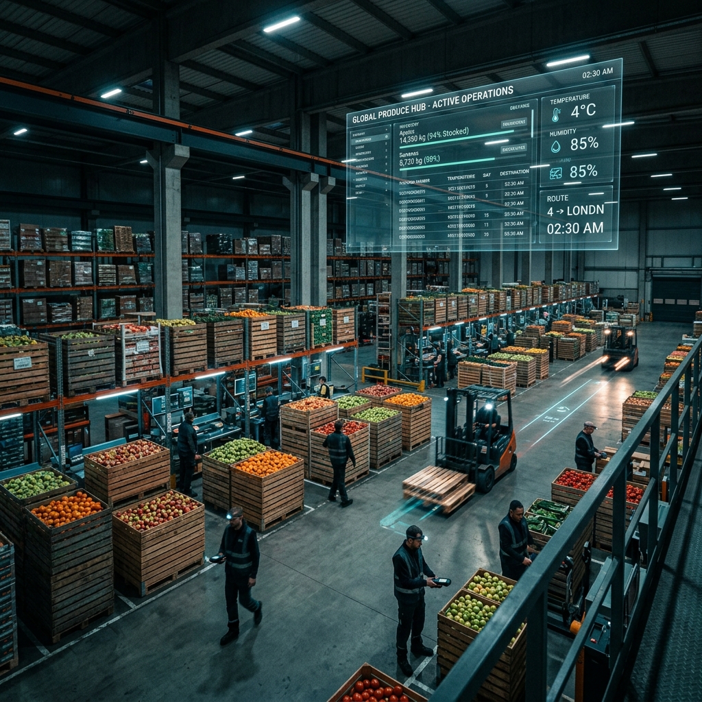 Mercado hortofrutícola B2B de alta tecnología